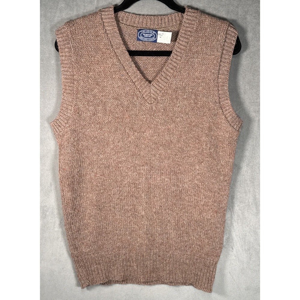 The Lodge at Dunster House Harvard Square Vest Mountain‎ Wool Brown Men's Medium